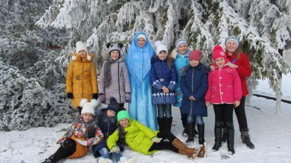 Зиме радовались ребятишки Александровского района