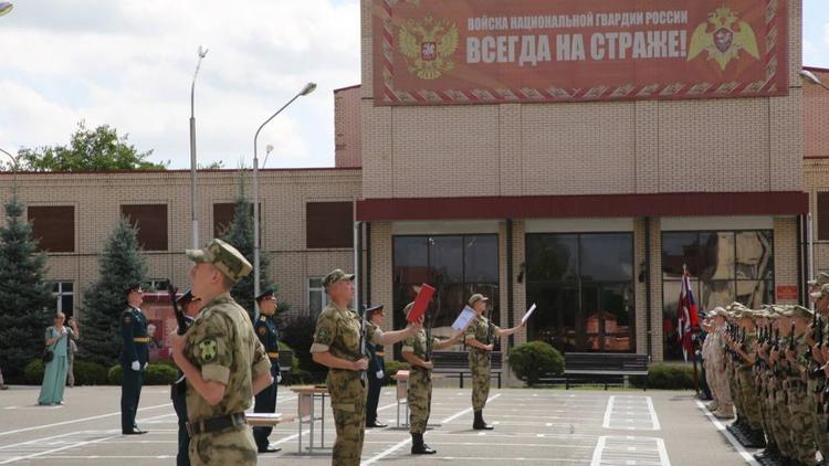 Более 100 новобранцев пополнили ряды Северо-Кавказского округа Росгвардии