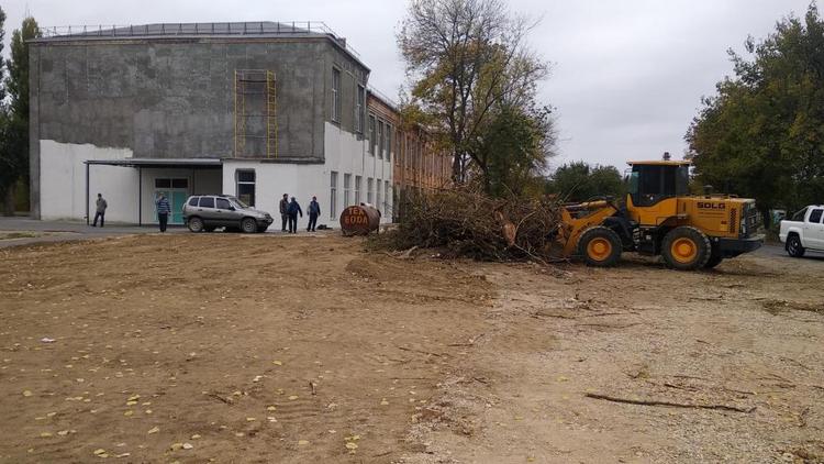 На Ставрополье благоустроят территорию школы после пожара