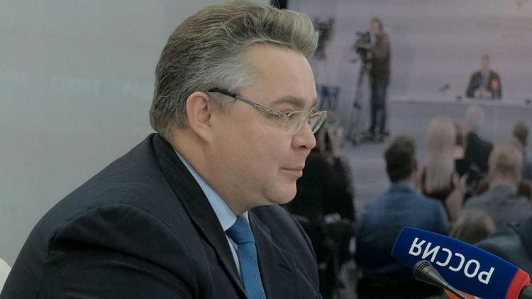 Губернатор Ставрополья В. Владимиров ответил на вопросы на ежегодной пресс-конференции