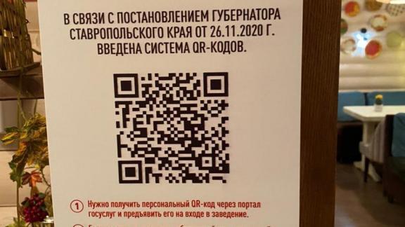 На Ставрополье QR-регистрацию проверили в 51 заведении общепита