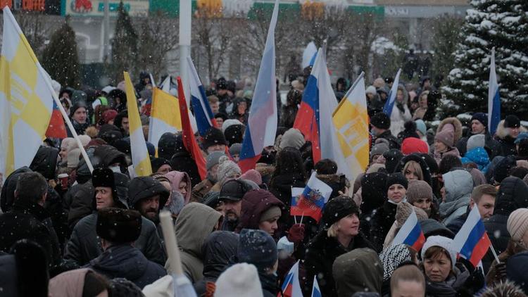Делегация Ставрополья присоединилась к празднованию Крымской весны в Москве