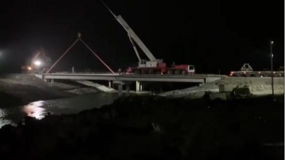 В Андроповском районе продолжают строить мост через Большой Ставропольский канал