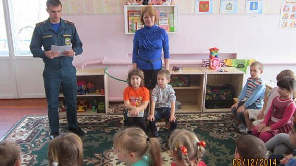 Малышам Новоселицкого района рассказали о пожарной безопасности