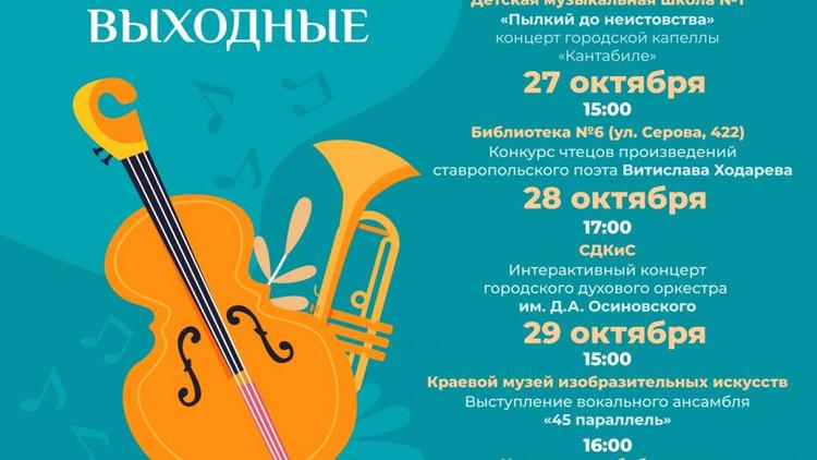 Интерактивный концерт и фестиваль рукопашного боя пройдут в Ставрополе