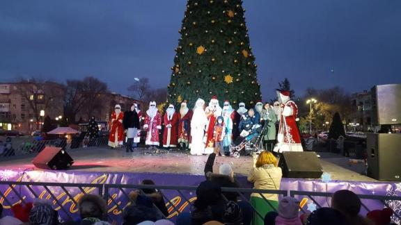 В Невинномысске на главной ёлке выбрали настоящего Деда Мороза