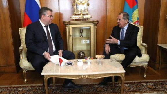 Глава МИД РФ провёл рабочую встречу с губернатором Ставрополья