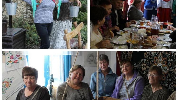 «Казачье подворье» в станице Боргустанской на Ставрополье посетили получатели социальных услуг