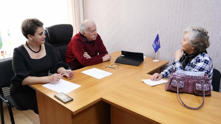Председатель Ставропольской краевой Думы провёл личный приём граждан