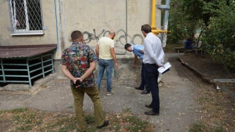 В Ставрополе после «прямой линии» губернатора устранили трещину на фундаменте дома