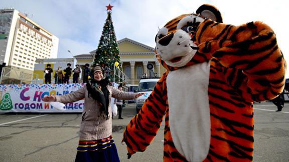 Новогодняя ярмарка развернулась в центре Ставрополя