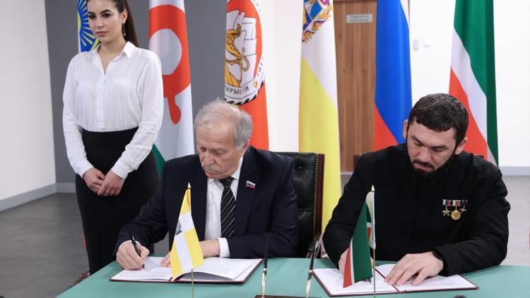 Ставропольская краевая Дума и Парламент Чеченской Республики заключили соглашение о сотрудничестве