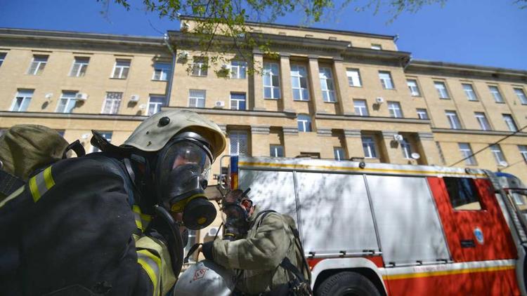 В Ставрополе в краевой клинической больнице репетировали ликвидацию пожара