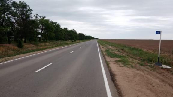 Завершён ремонт 12 километров дороги Левокумское - Турксад на Ставрополье