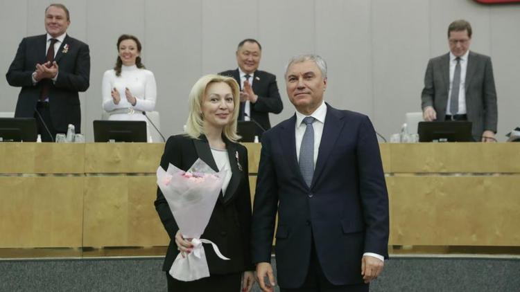 Депутат Госдумы РФ от Ставрополья награждена знаком «За заслуги в развитии парламентаризма»