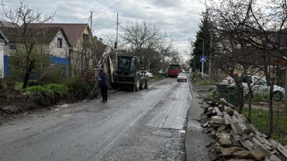 В Ставрополе ремонтируют дорогу по улице Абрамовой 