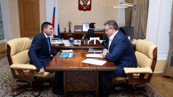Губернатор Ставрополья провёл встречу с министром природных ресурсов России