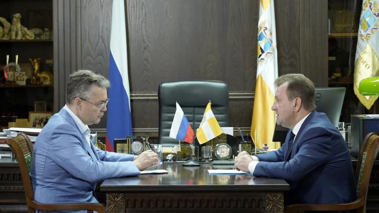 Владимир Владимиров провёл рабочую встречу с главой Ставрополя