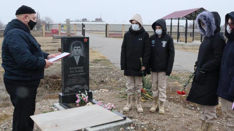 В ставропольском посёлке Селивановка провели урок памяти для юнармейцев