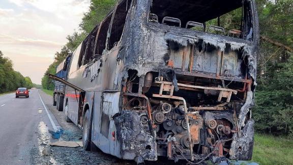 Следком выяснит причины возгорания автобуса в Георгиевском округе