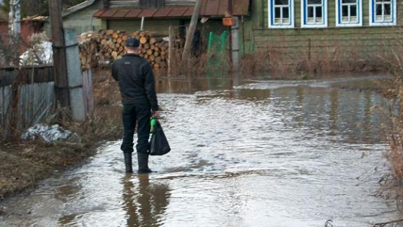 Дождем подтопило 25 домовладений в селе Казинка Ставропольского края