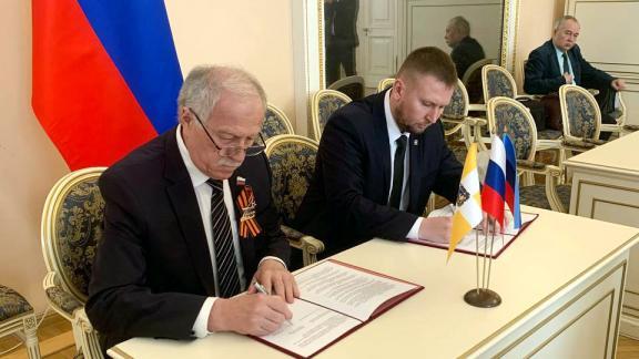Парламентарии Ставрополья и ЛНР заключили соглашение о сотрудничестве
