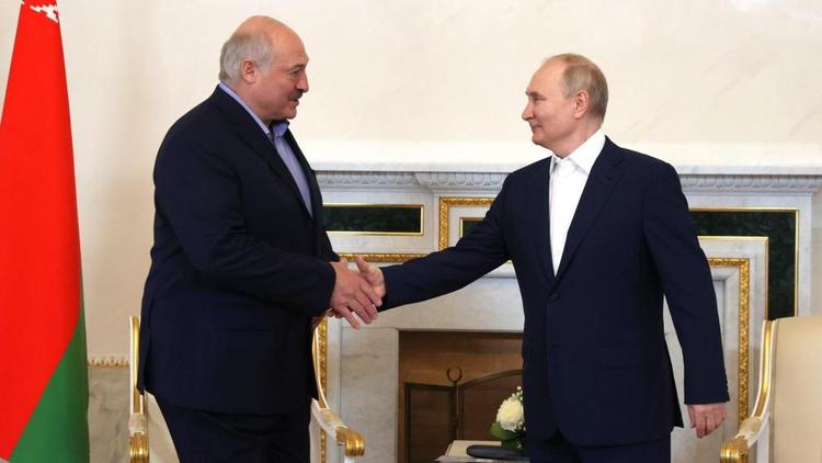 Владимир Путин встретился с Александром Лукашенко