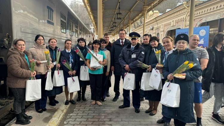 На Ставрополье встретили туристов из Крыма