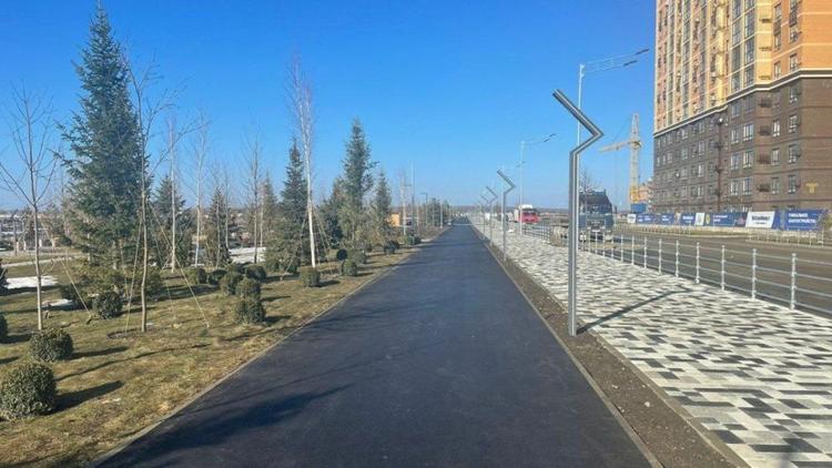 В Ставрополе сдали в эксплуатацию участок дороги на улице Ивана Щипакина