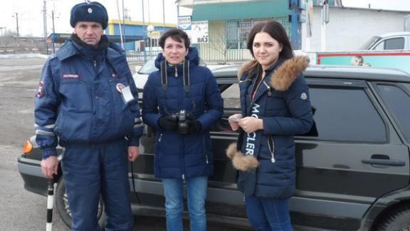 Акция «Молодой водитель» прошла в Андроповском районе