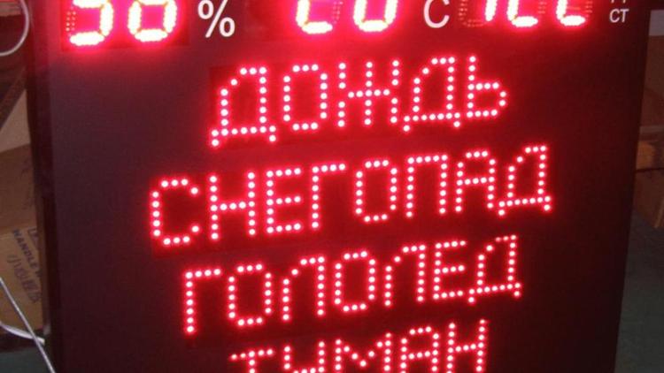 Умное информационное метеотабло появится в Железноводске