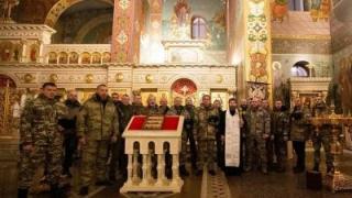 Из Спасского собора Пятигорска в зону СВО отправлен уже 27-й гуманитарный конвой терских казаков