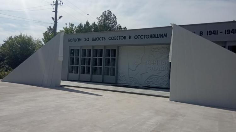 На Ставрополье отреставрировали мемориал в селе Сухая Буйвола