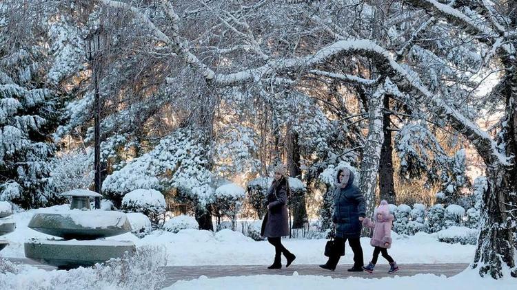 Мокрый снег на Ставрополье продлится всю ночь