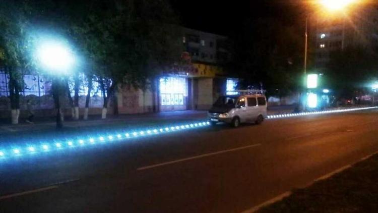 150 лампочек украсили одну из остановок в Невинномысске