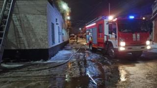 В троллейбусном парке Ставрополя ночью тушили пожар