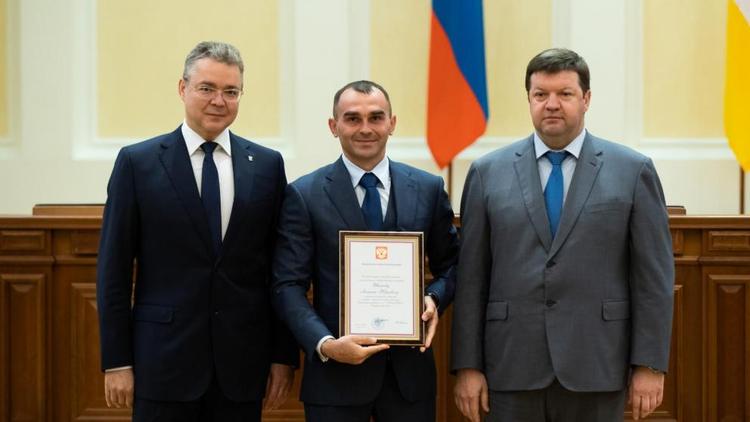 Замдиректора «ЮгСтройИнвест» Алексей Иванов получил благодарность Президента