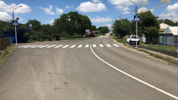 В ставропольском селе Подлужном отремонтировали более 1,2 километра дорог