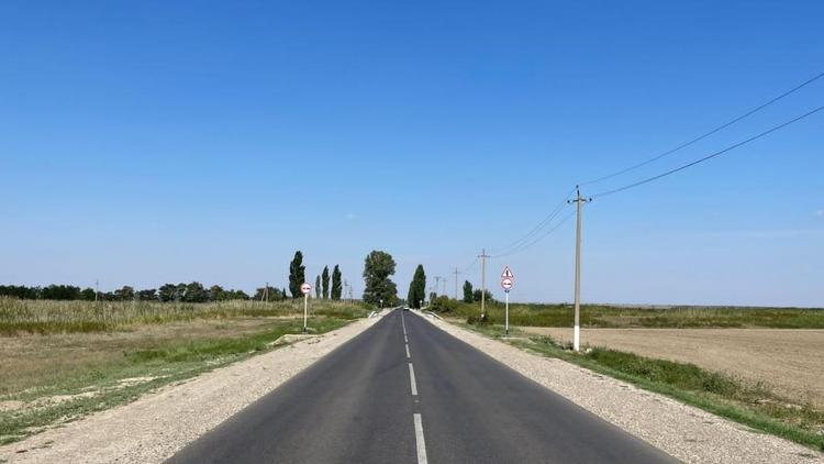 В Будённовском округе Ставрополья завершён ремонт участка дороги