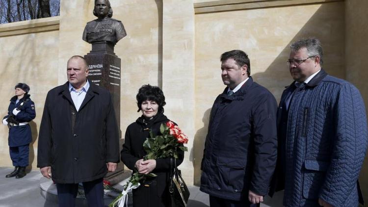 Памятник Матрёне Наздрачёвой открыли в Ставрополе к её 94-летию