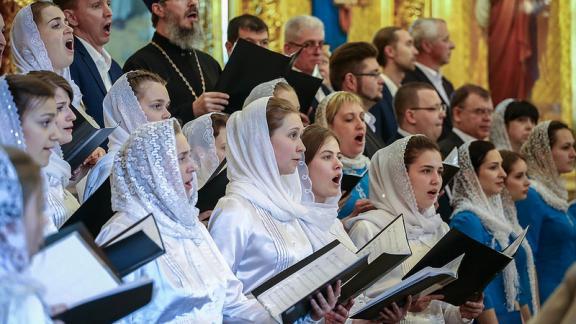 Пасхальный хоровой собор состоялся в Казанском соборе Ставрополя
