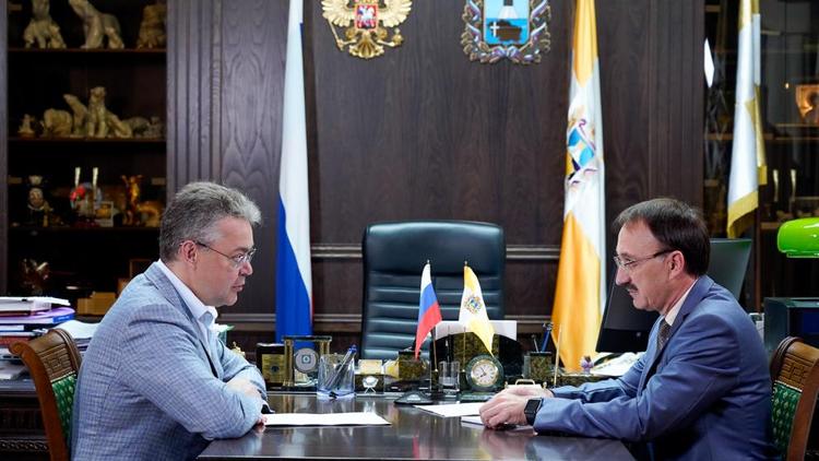 Владимир Владимиров провёл рабочую встречу с министром образования края