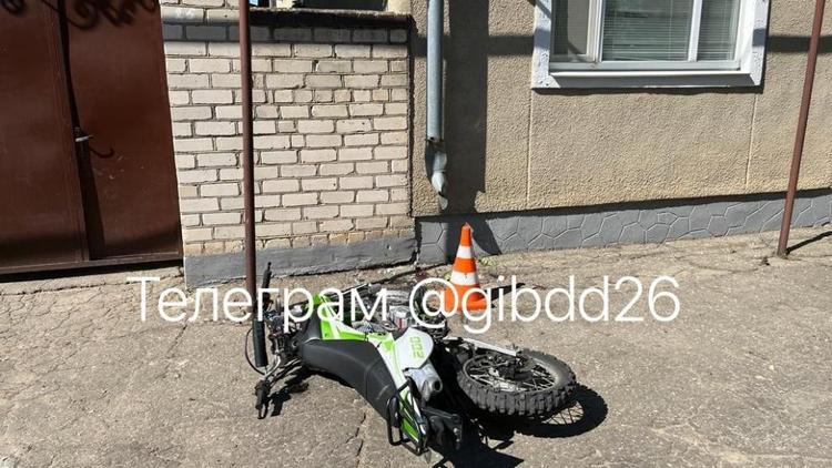 Несовершеннолетний мотоциклист попал в реанимацию после аварии на Ставрополье