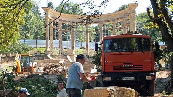 В Кисловодске началась реконструкция Каскадной лестницы Курортного лечебного парка