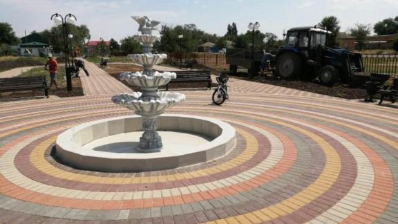 В парке ставропольского села Большая Джалга установили фонтан