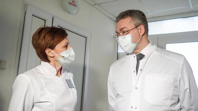 Районную больницу Арзгирского округа посетил губернатор Ставрополья