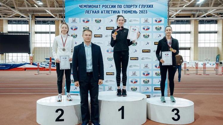 Ставропольская легкоатлетка собрала букет наград в Тюмени