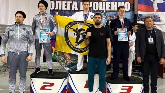 Ставропольские спортсмены стали первыми в турнире по армейскому рукопашному бою