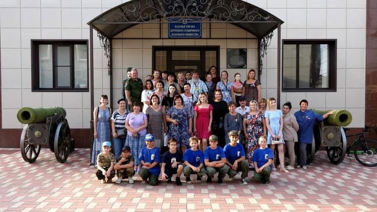 Участники арт-пленэра на Ставрополье познакомились с жизнью курского казачества