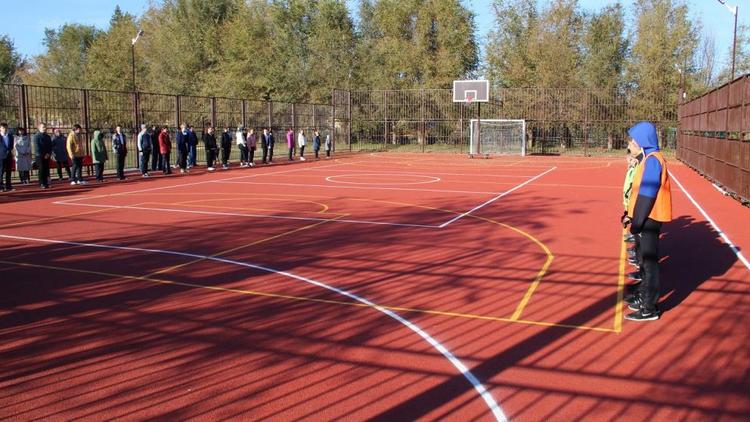 Новую спортивную площадку открыли в селе Родыки на Ставрополье